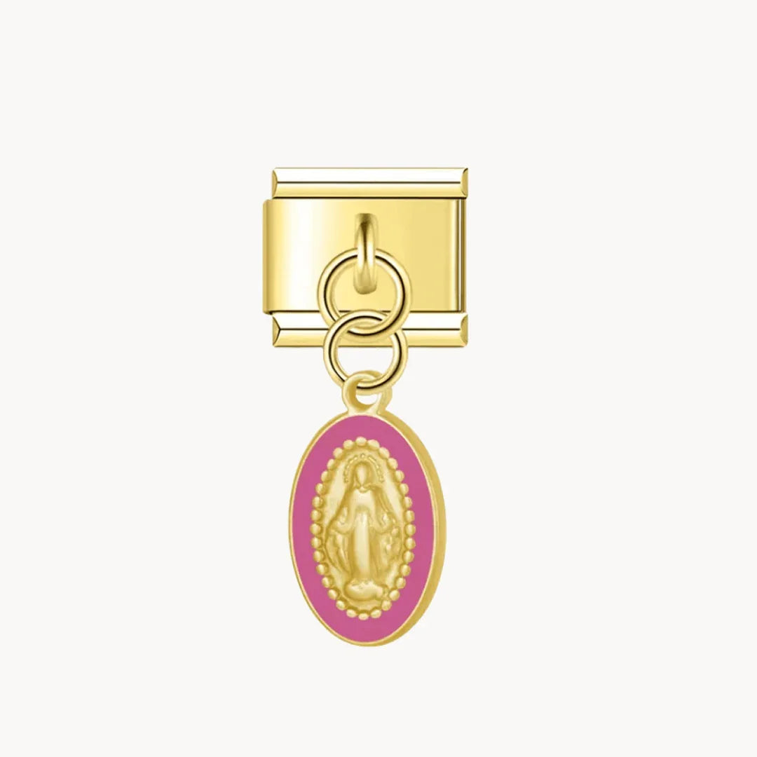 Médaille Vierge - Or rose