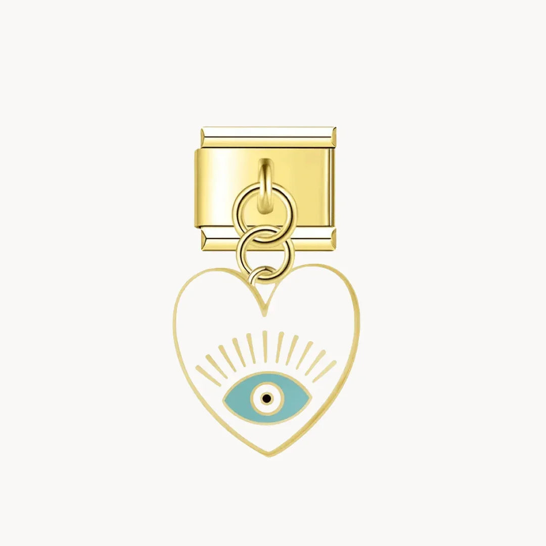Pendentif cœur avec œil