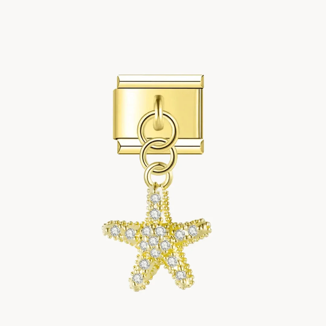 Pendentif étoile de mer brillant