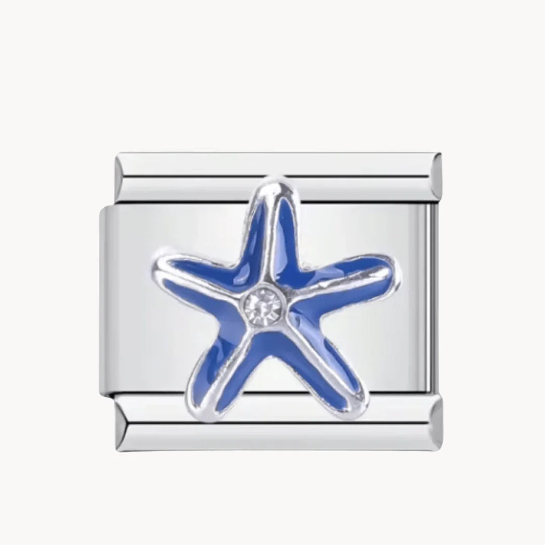 Étoile de mer bleue