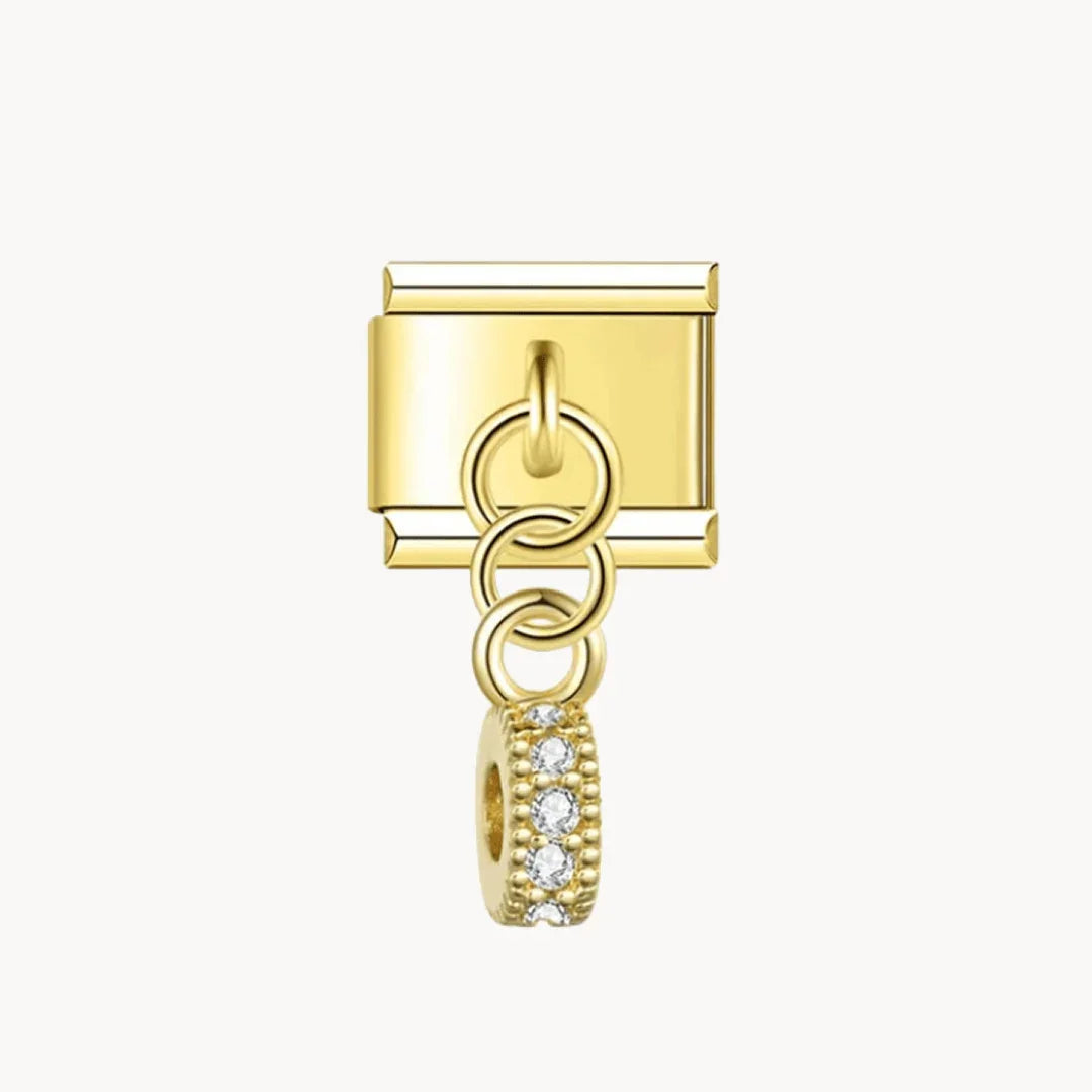 Pendentif brillant doré