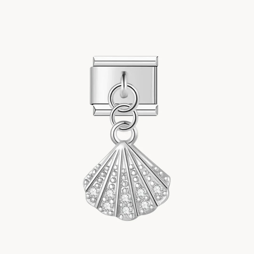 Pendentif coquillage brillant